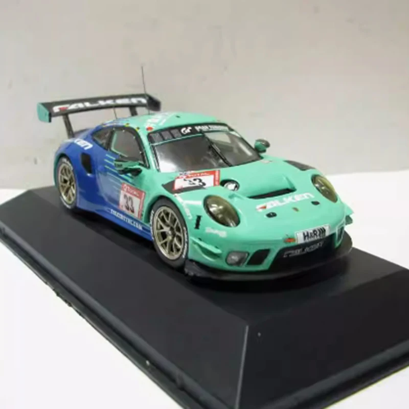 

IXO 1:43 Масштаб 911 GT3 R 33 2020, модель автомобиля из сплава, статическая коллекция, украшенные праздничные подарки, игрушки, сувенирный подарок