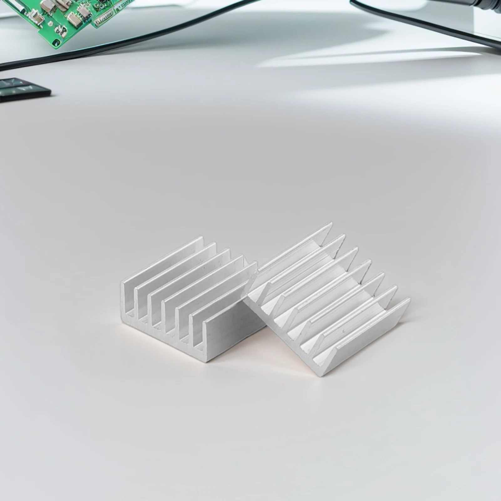 Aluminum Computer Radiator Cooler Heatsink 14x14x6mm For Electronic Chip Cooling For IC For Router CPU For Electronic