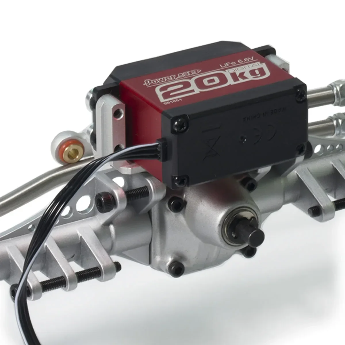 CNC Aluminum Servo Mount Upgrade - Fits Axial Capra UTB10 & SCX10 III with Vanquish Currie F9 Portal Axles