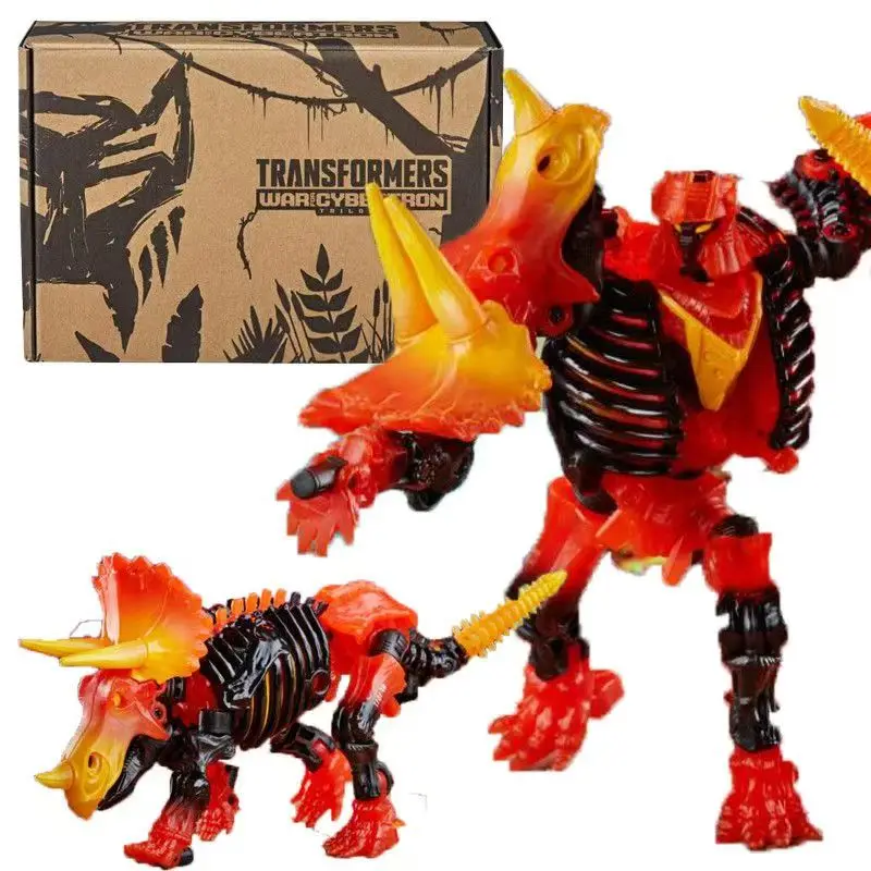 在庫ありトランスフォーマーおもちゃ ウォーフォーサイバトロン：キングダム WFC-K39 トリクラニウス ビーストパワー アクションフィギュア おもちゃの装飾品 ギフト コレクタブル