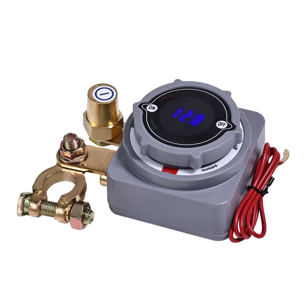 Remote Battery Disconnect Switch Pure Copper Structure Exceptional Stability Low Power Consumption 12V Vehicles