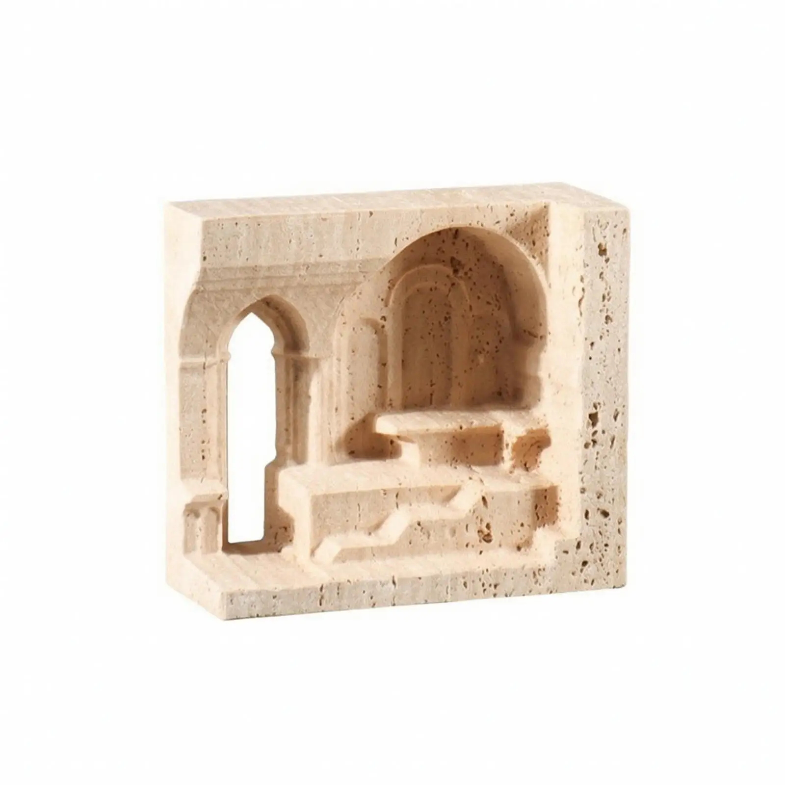 Marble Stone Decorative Sculpture Modern Art Abstract Home Decor Tabletop Statue for Shelf Display