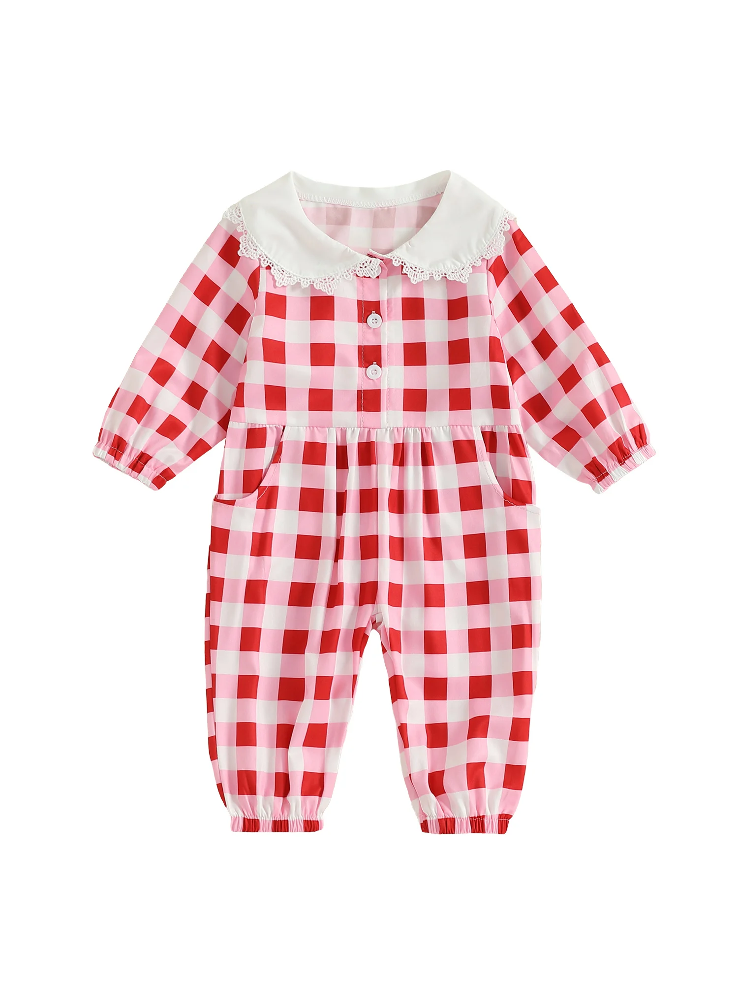 

Очаровательный комбинезон для маленьких девочек, комбинезон с рюшами на рукавах и цветочным принтом, милый детский комбинезон с бантом и пуговицами