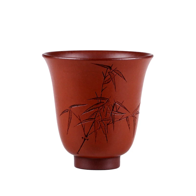 Yixing Purple Sand Tea Tasting Cup Master Cup Chen Hongjun Handmade Kung Fu Small Tea Cup Cup Tea Bowl Cup Single Cup