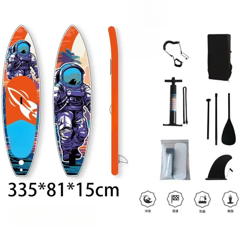 Heat sealing process Non-artificial production of sup inflatable paddle board vertical stroke water