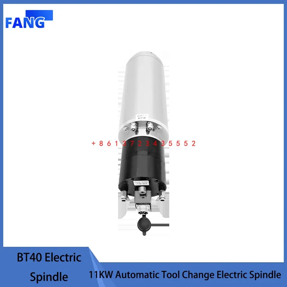 

Детали для электрического шпинделя Cnc с воздушным охлаждением, детали Cnc BT40 11 кВт 220 В/380 В, автоматический заменитель электрического шпинделя
