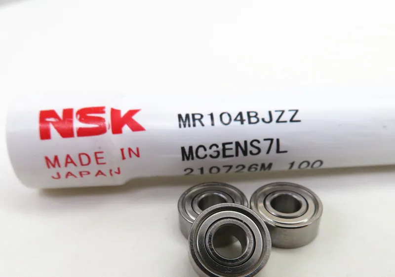 20pcs/100pcs original NSK high speed bearing MR104ZZ 4*10*4mm L-1040ZZ precision miniature ball bearings MR104 MR104Z 4x10x4 mm