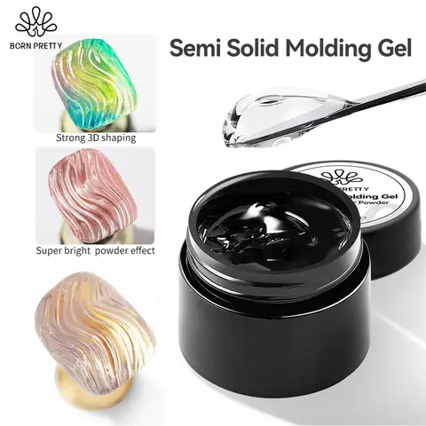 BORN PRETTY 5ml Semi Solid Modeling Gel Glue 3D Wave Liner Semi Permanent UV Gel For DIY Painting Drawing Manicure Varnish