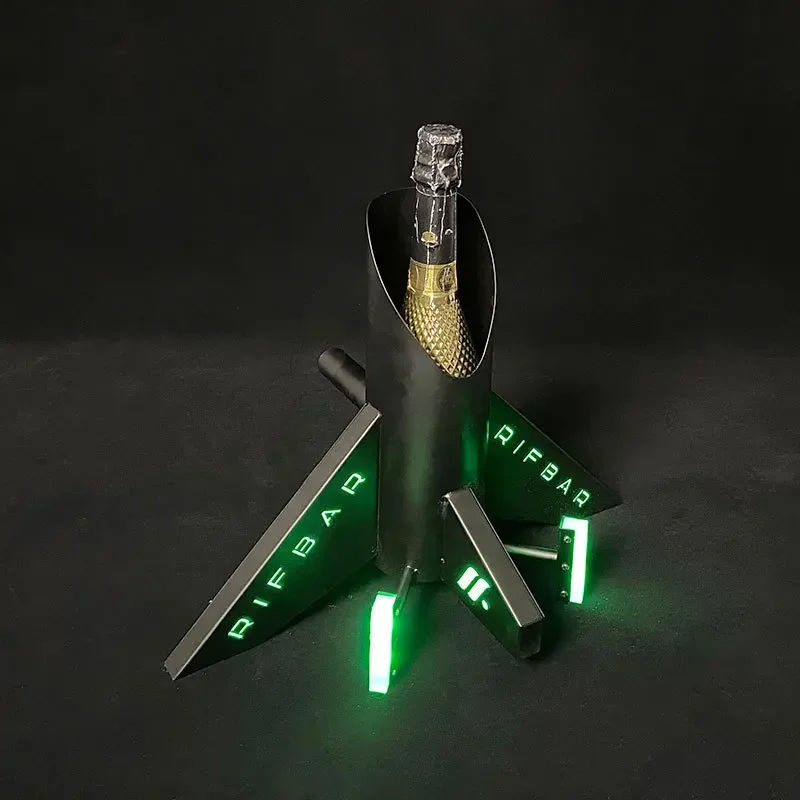Aircraft wine rack ornament wine cabinet decoration display rack household upside down champagne glass rack grape wine bottle