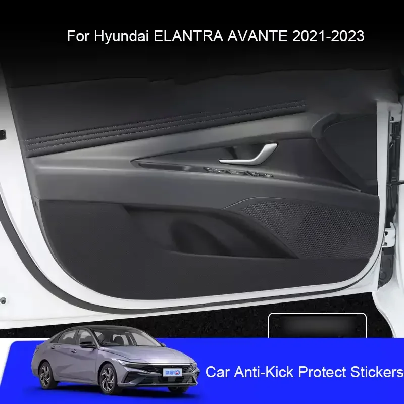 

Car B-Pillar Anti-Dirty Door Anti-Kick Protect Pad For HYUNDAI Elantra Avante 2021-2023 Auto Trunk Scratch Resistant Accessory