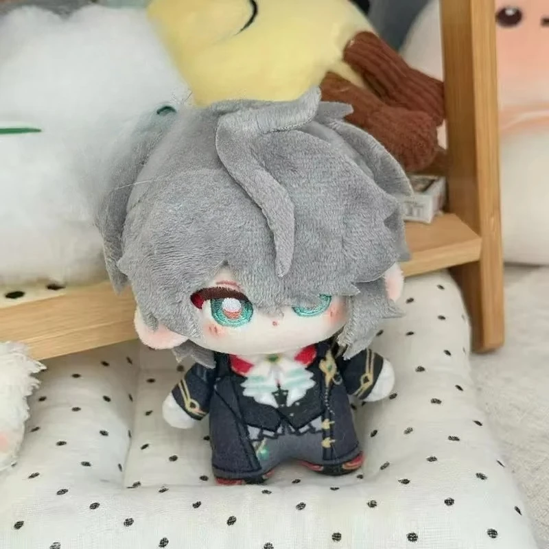 Alhaitham Genshin Impact Anime juego lindo Mini muñeca 10cm figura  peluche peluches marionetas juguetes llavero colgante rega