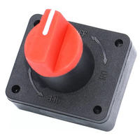 Battery Isolator, 100A, 12V, 24V, Current, Disconnection, Power Cut, Suitable for Boat, Car, Truck