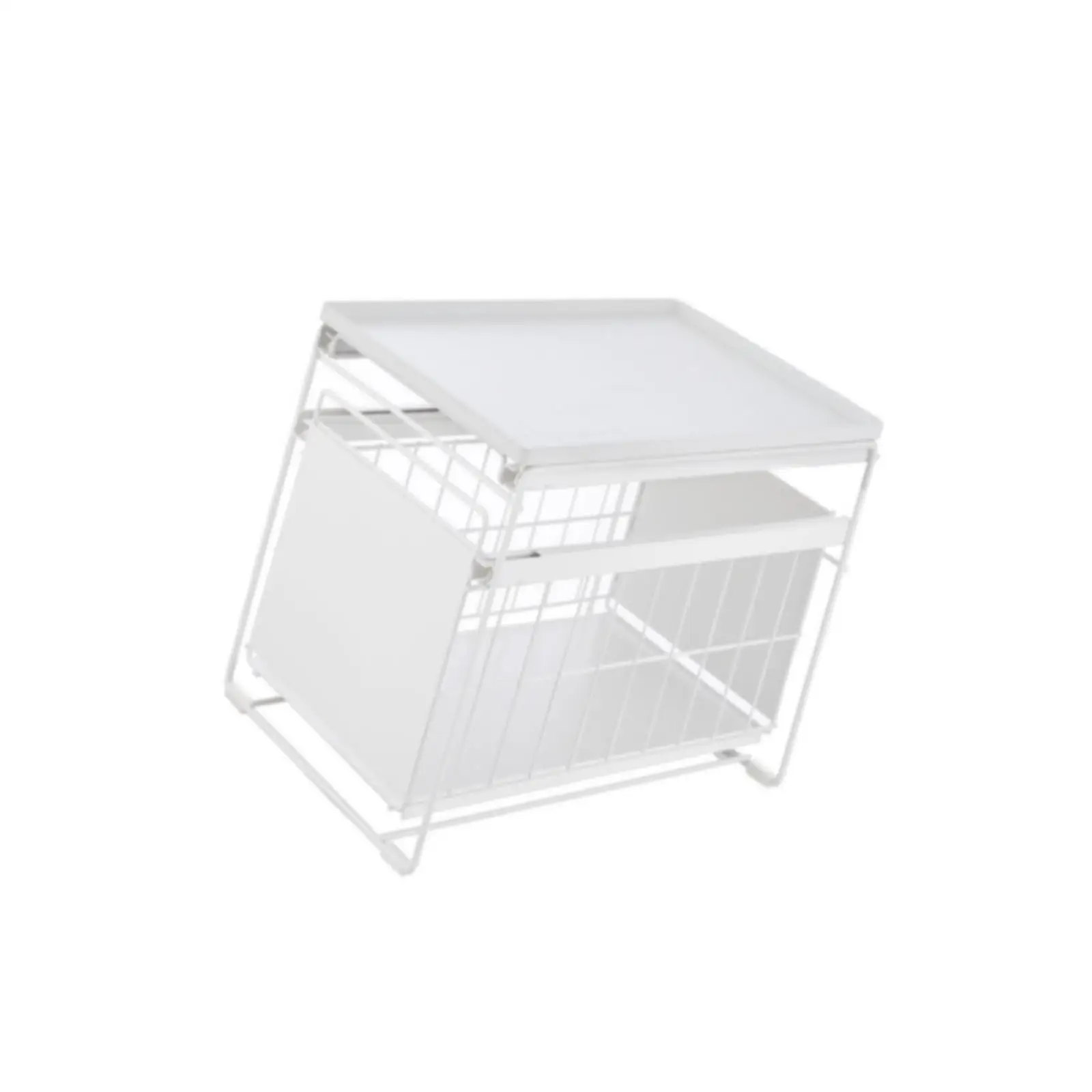 

under Sink Organizer Countertop Organizer Space Saving Cups Holder Large Capacity