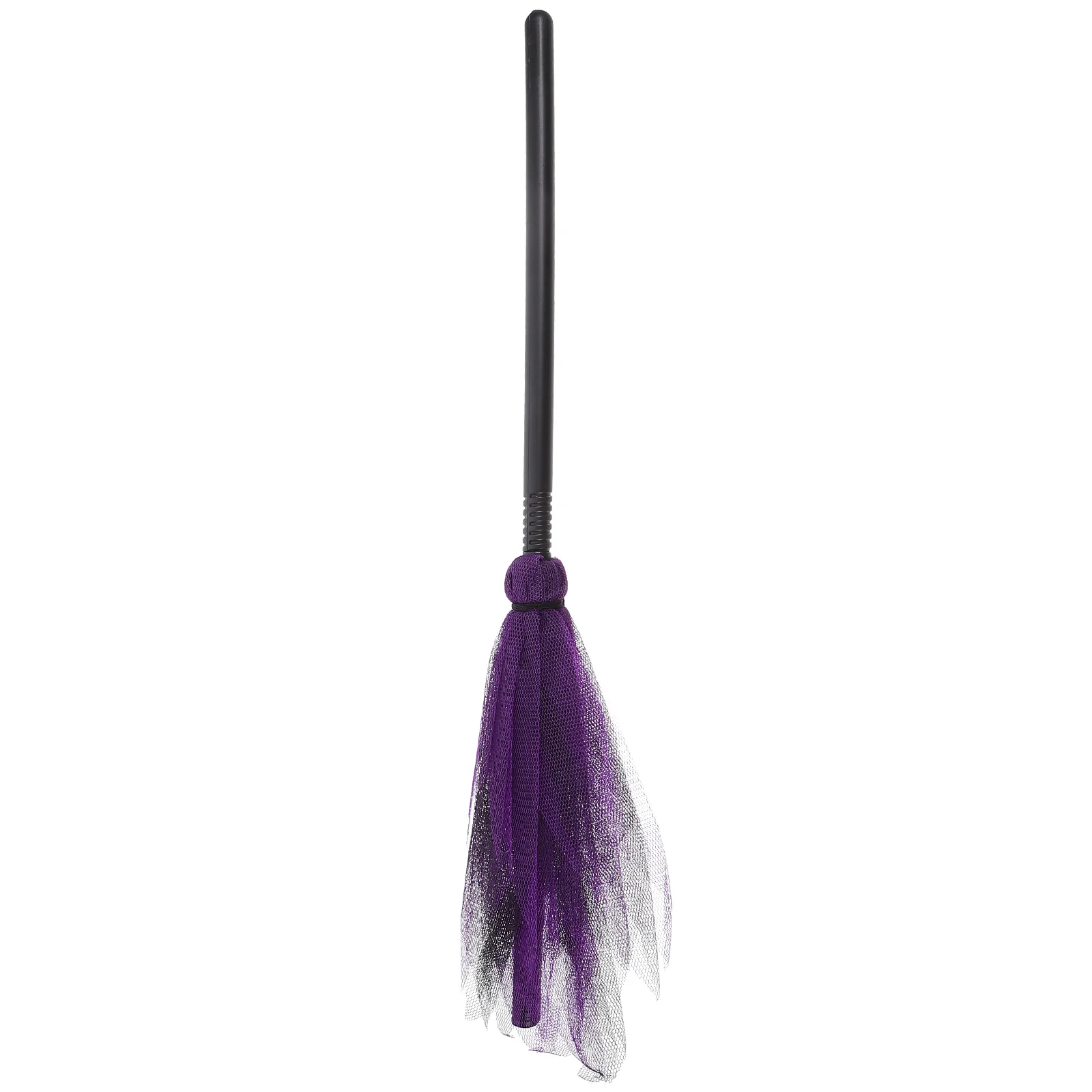 Witch Broom Halloween Decorative Costume Cosplay Supplies Broomstick Kids Prop Decorating