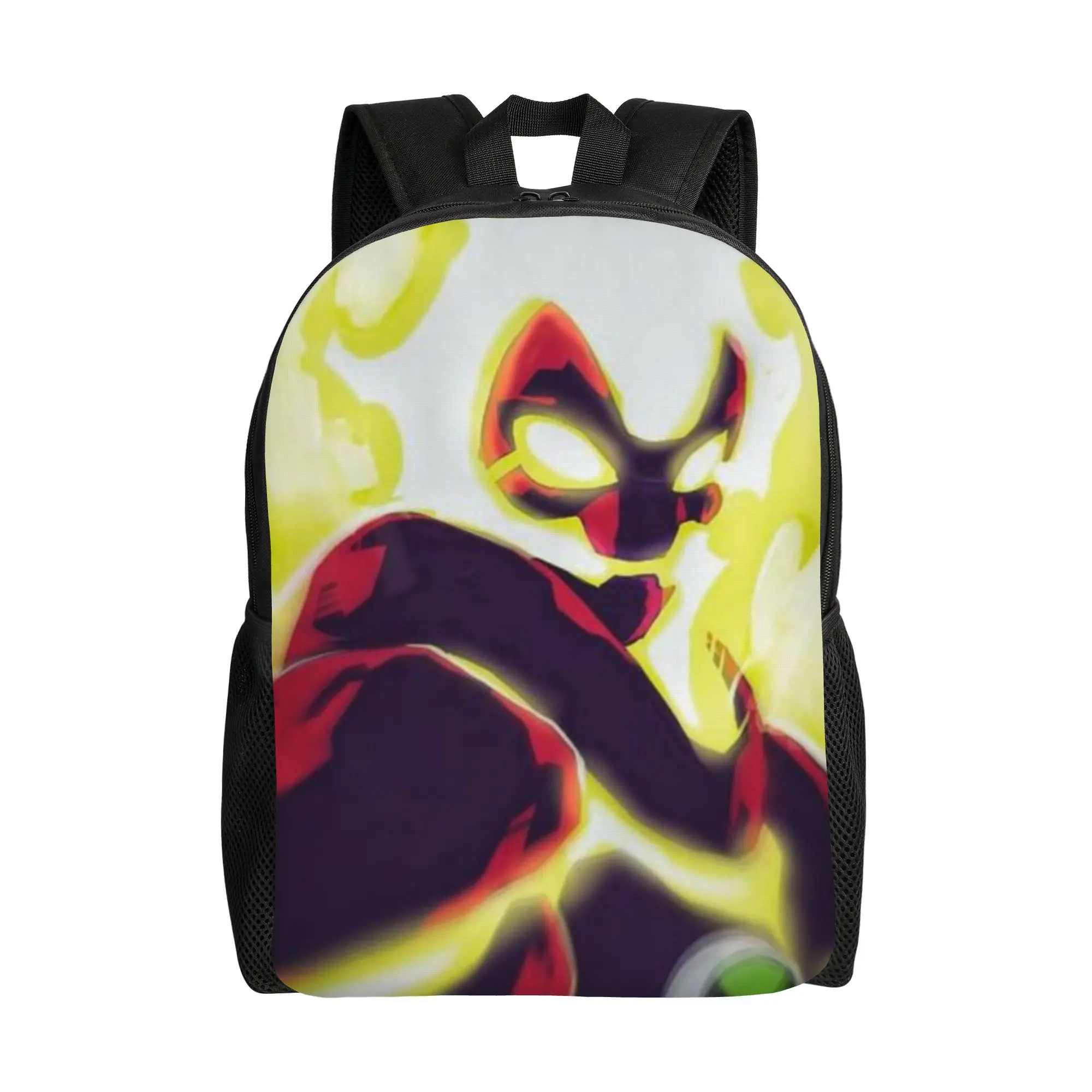 

Back to school season Heatblast Ben 10 Fire Background Backpack Ben 10 Couple Snack Storage Backpack
