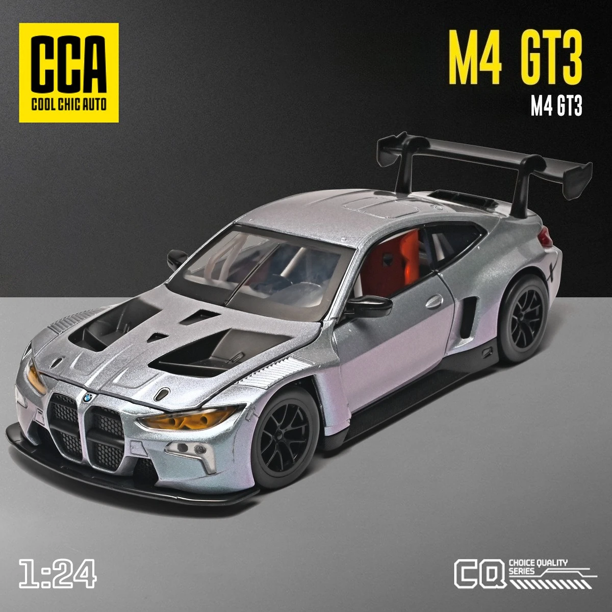 

Модель автомобиля CCA 1:24 M4 Revitalized Edition из сплава, коллекционная, литая, подарок на Китайский Новый год, украшение, игрушка, сувенир