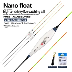 3pcs/lot Fishing Floats Composite Nano Floats Hard Tail Stopper Buoy High Quality Fishing Accessories Tools Tackles(N-006)
