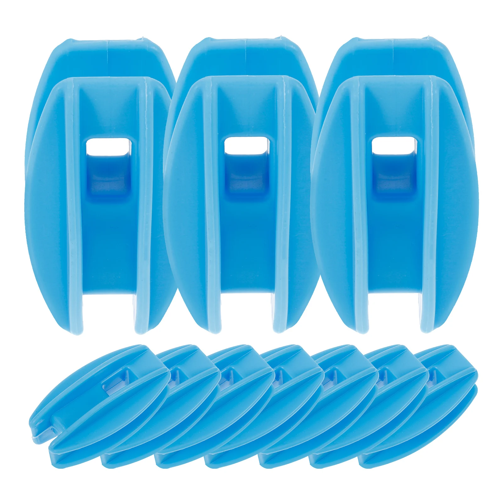 

10 Pcs Blue Terminal Rod Insulators Electric Fence Accessories Farm Supplies Fence Wire Insulators Animal Fencing Gardening