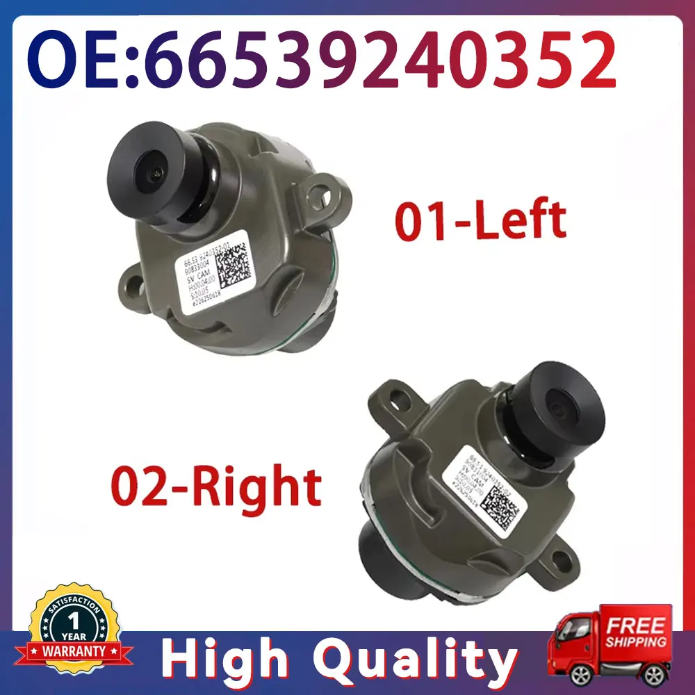 NEW 66539240352 02 for BMW X5 E70 X6 E71 F01 F02 F06 F07 F10 F11 F12 Right Front Bumper Side View Backup Camera Car Accessories