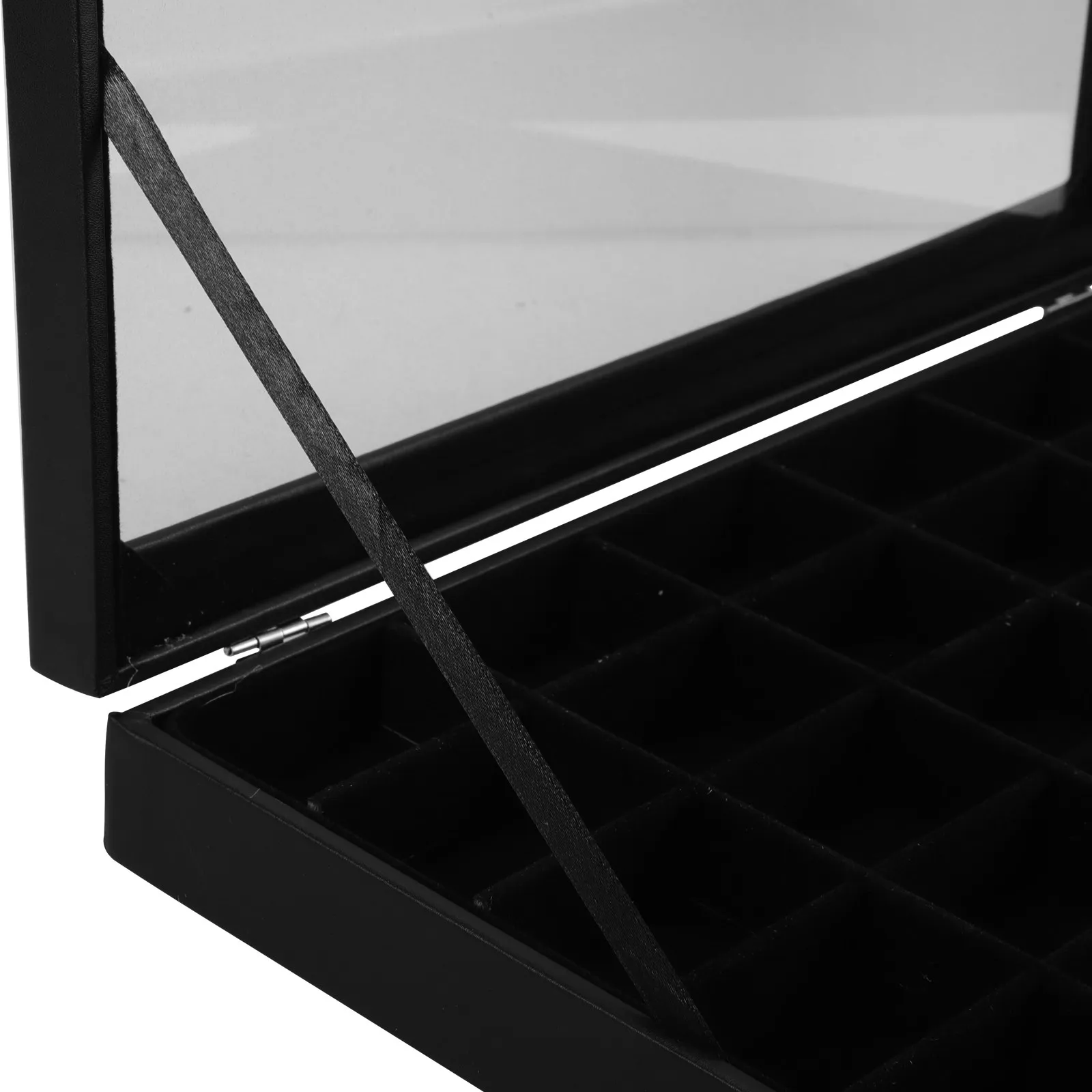 

Элегантный демонстрационный футляр для камней на 36 ячеек, идеально подходит для хранения ювелирных изделий, часов и коллекций