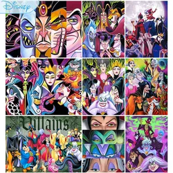 5D DIY Disney Diamond Painting Villains Evil Queen Full Square Round Cross Stitch Cartoon Art Diamond Embroidery Home Decor