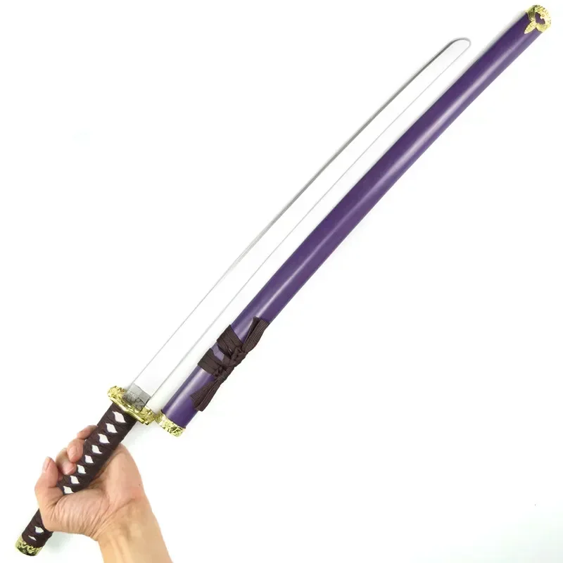 

[Funny] 100cm Cosplay Touken Ranbu Online Oo Kurikara weapon Wooden Japan Samurai Sword model Anime Costume party gift toy