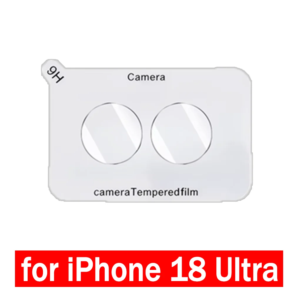5-1sets for IPhone 18 Pro Max 18 Ultra Fold Tempered Glass HD Clear Camera Lens Protector Anti-scratch Protective Back Lens Film