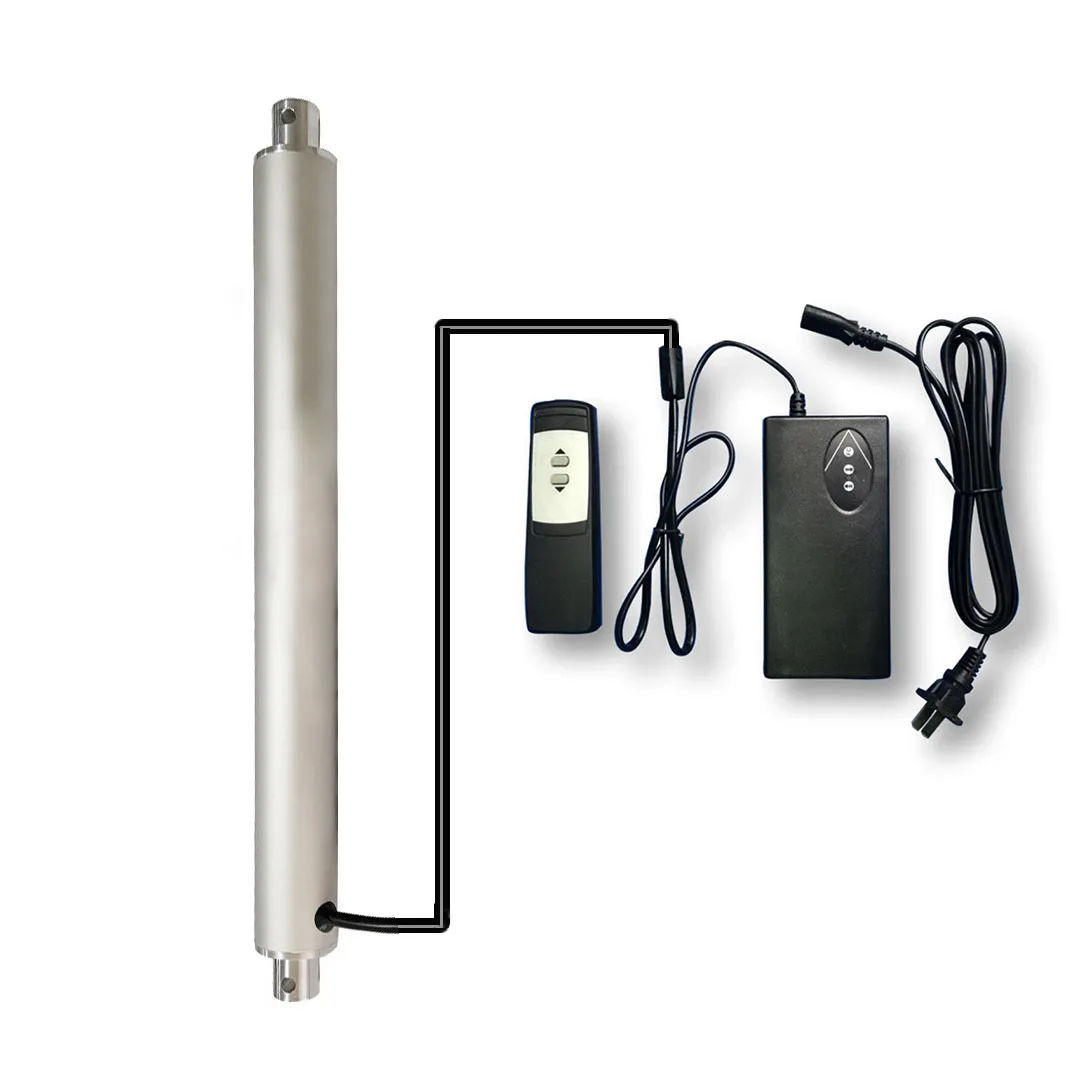 

1500N Pen Type Linear Actuator with Power Supply and Remote Controller 15mm/s Aluminium Alloy