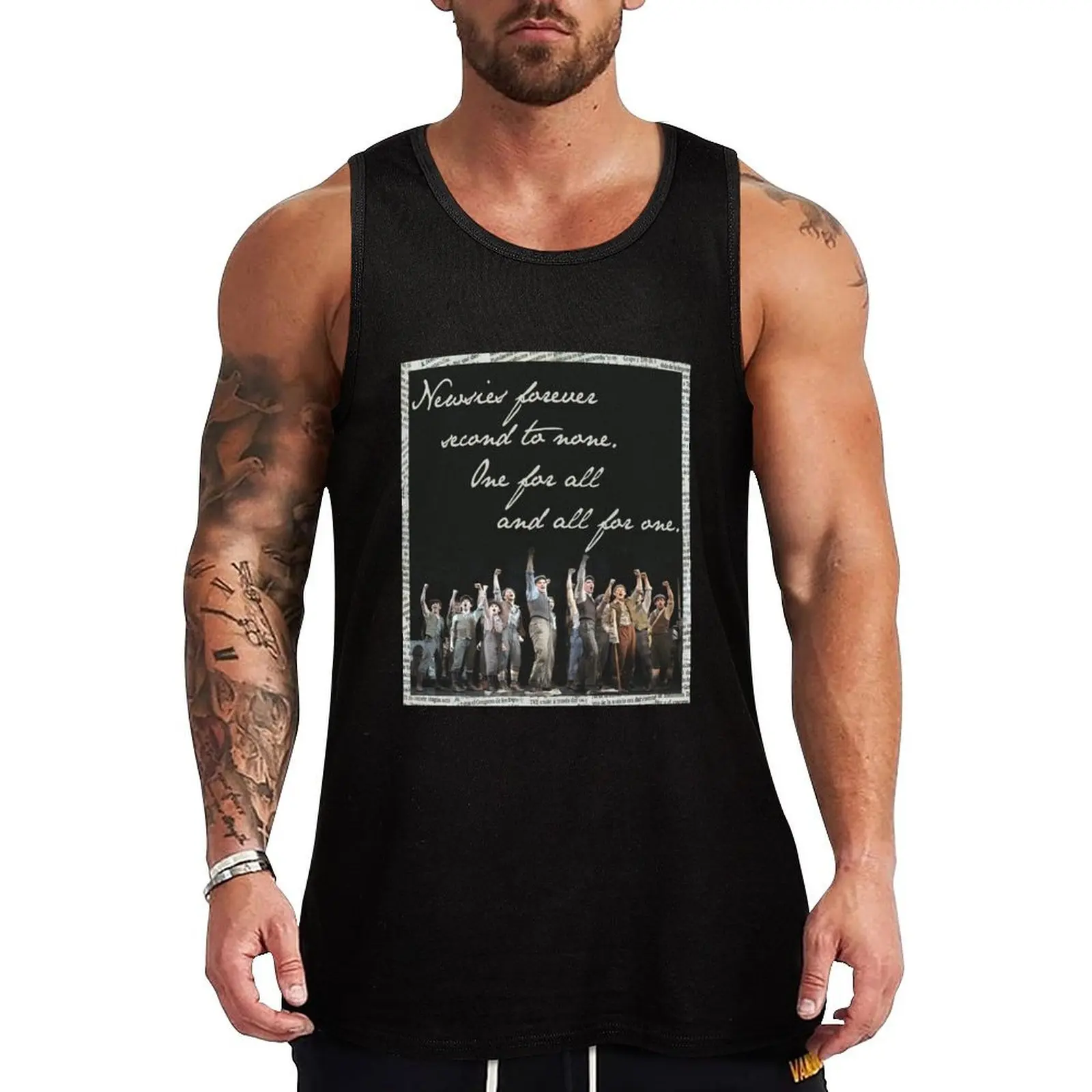 

Newsies Forever. Second to none. Tank Top Sports clothing T-shirts men Men's t-shirts