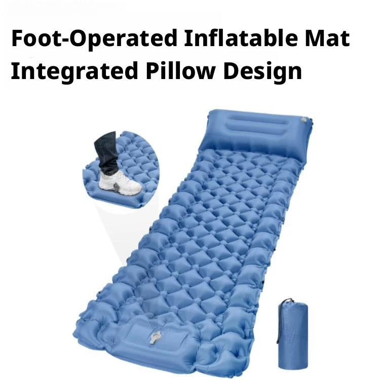 Outdoor Thicken Camping Mattress Ultralight Self-inflating Air Mattress Built-in Inflator Pump For Travel Hiking Fishing