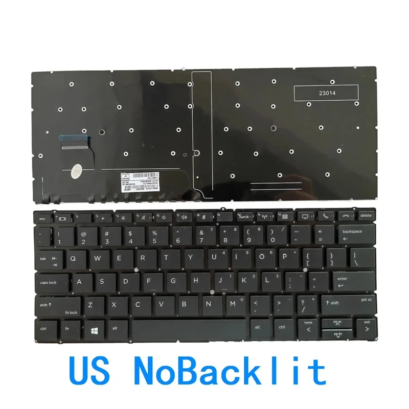 New US UK Language  Backlit Keyboard For HP 830 G6/835 G6/730 G6/735 G6 HSN-I22C zhan X13 G2 Notebook PC Replacement Keyboard