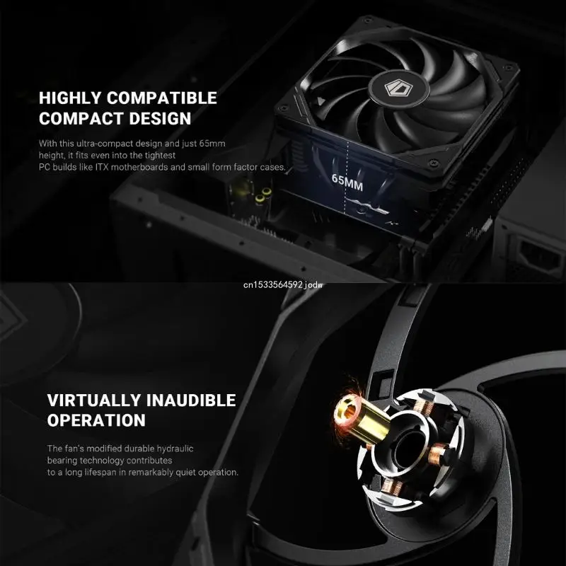 Convenient IS65XT CPU Air Coolers for 1700 1851 1151 AM4/5 Easy Installation Dropship