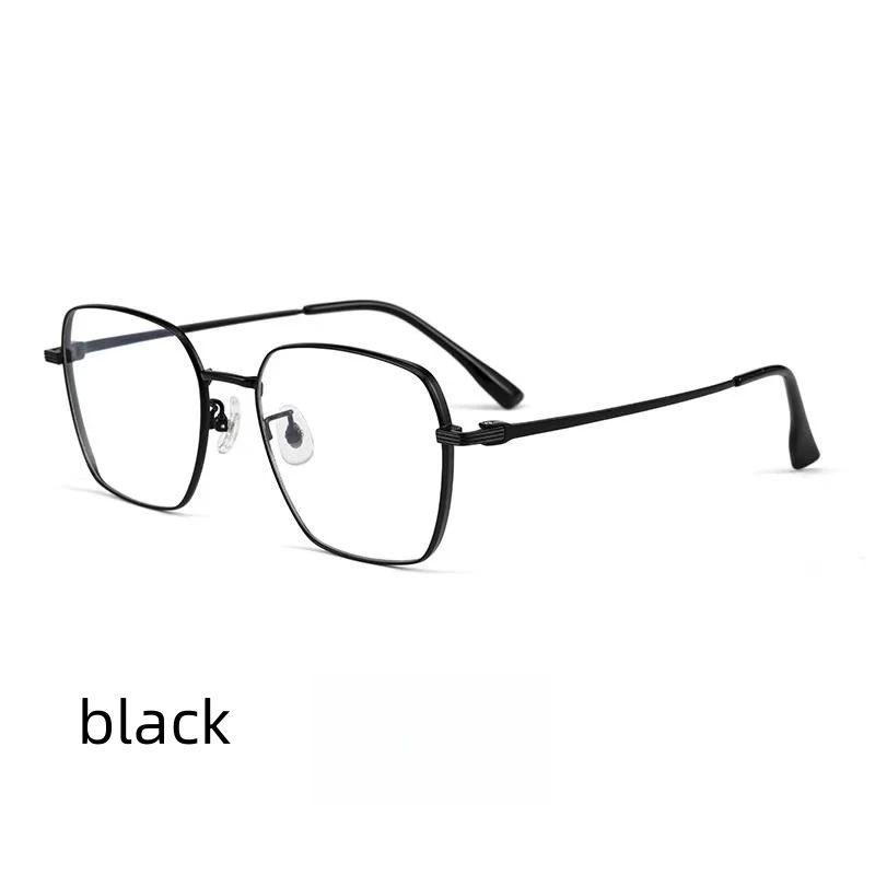 

53mm Retro Pure titanium Frame 2023 New Polygonal Myopia Glasses Woman Men Glasses Myopia Optical Frames Eyeglasses 8571