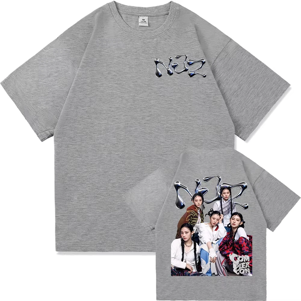 NJZ NWJNS تي شيرت الصيف موضة الرجال/النساء الجمالية الجرافيك تي شيرت غير رسمي للجنسين جودة عالية كول خمر القطن تي شيرت