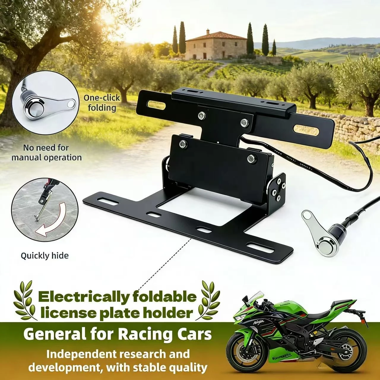 

Для Kawasaki ninja400 650 zx-4R zx-6R zx-10R номерной знак премиум-класса регулируемый переключатель номерного знака номерного знака флиппер