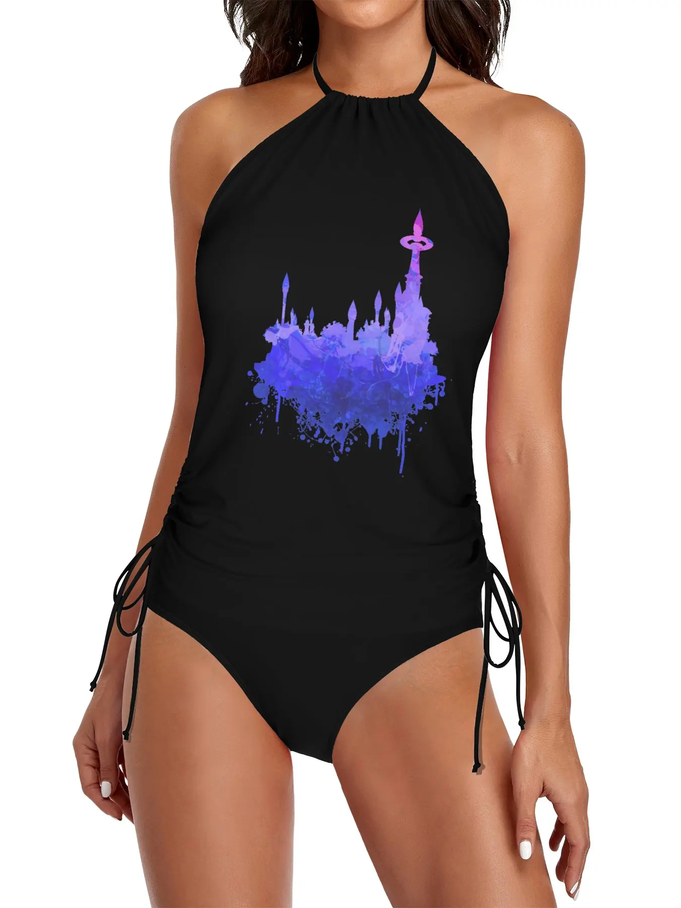 

Dalaran, City of Mages Split Swimsuit Set swimsuit women beachwear for woman Bikini for women Swimwear for women