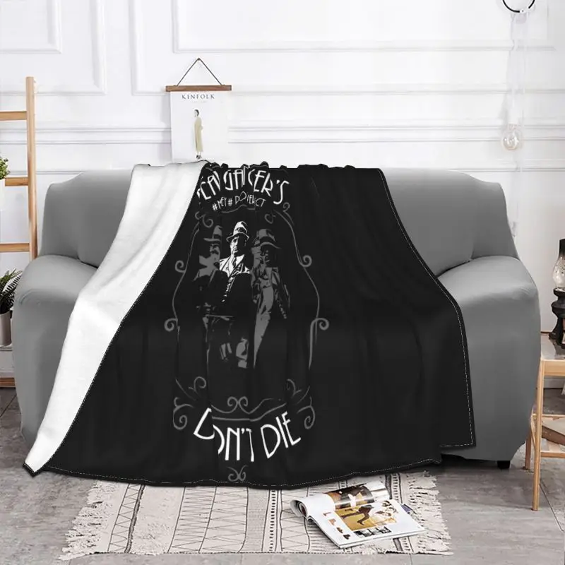 Al Capone Gangster Money Power Usa Chicago Scarface Mafia Blanket Home New Style Dual Purpose Bedding Supply Camping Blanket