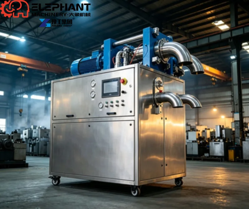 Dry Ice Pelletizer Machine, Professional Granular Dry Ice Maker 500kg/h Industrial Dry Ice Making Equipment For Sale