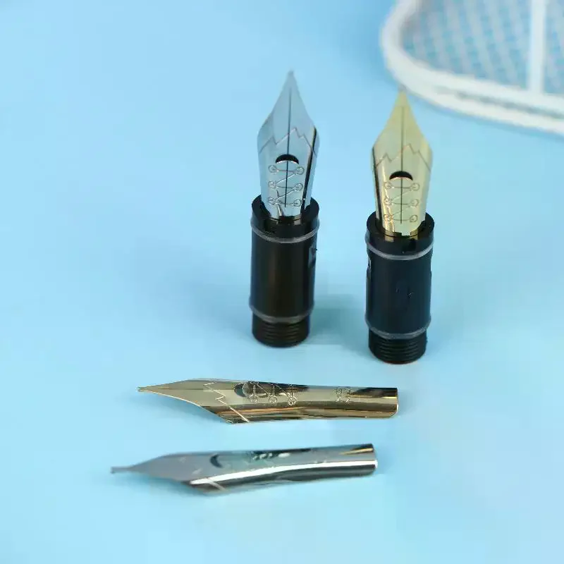 Creative For MAJOHN P136 P137 P138 P139 No.6 Solf Flex Nib Grip Section Fountain Pen Copperplate ES ER Round Body Point Nib