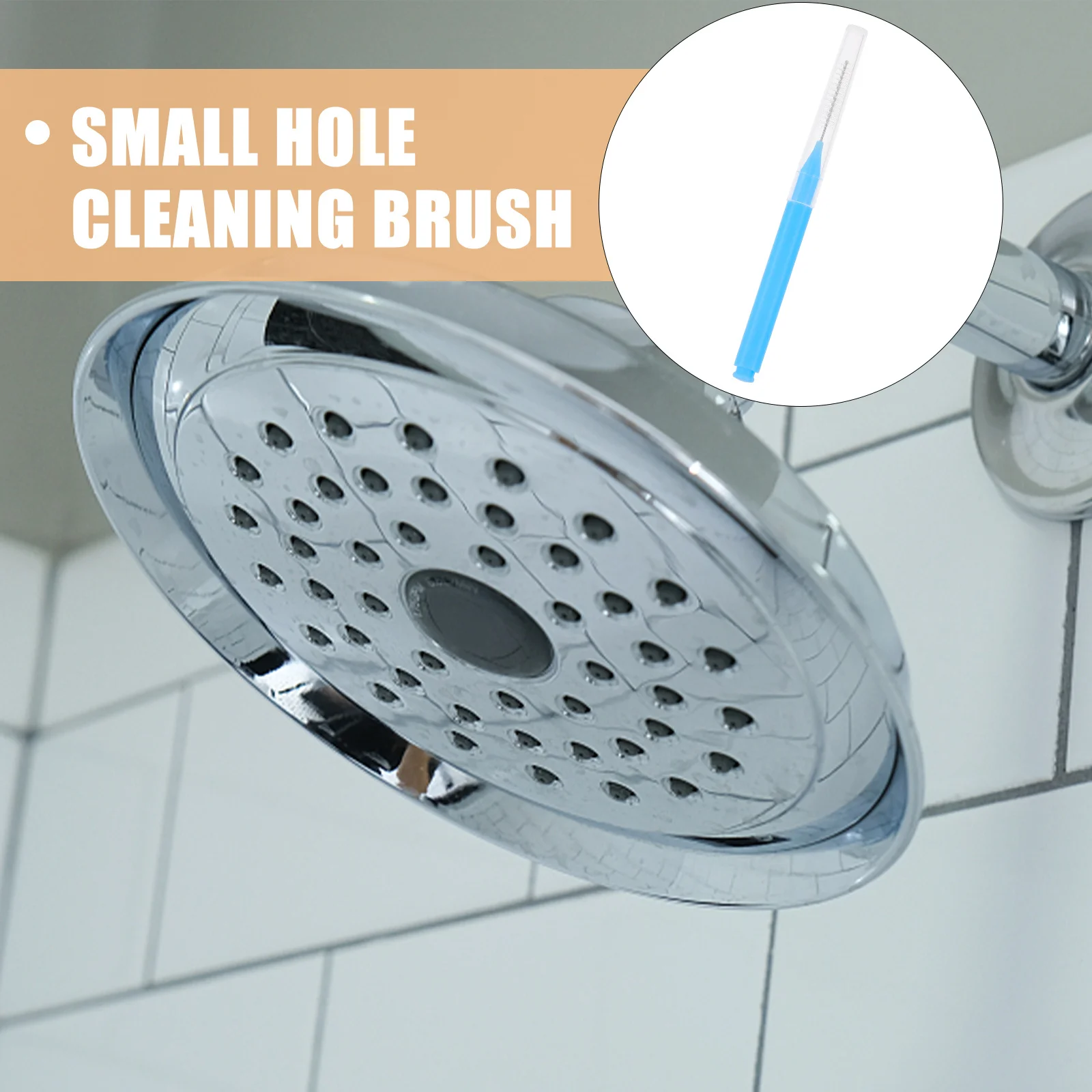 

2 Boxes Small Hole Cleaner Brush Durable Flexible Shower Sprayer Cleaning Brush Shower Nozzle Cleaner Multi-Function Small Hole