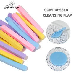 GLAMLASH 12Pcs Compressed Cosmetic Puff Cleansing Sponge Washing Pad for Face Makeup Facial Cleanser Remove Skin Care Random