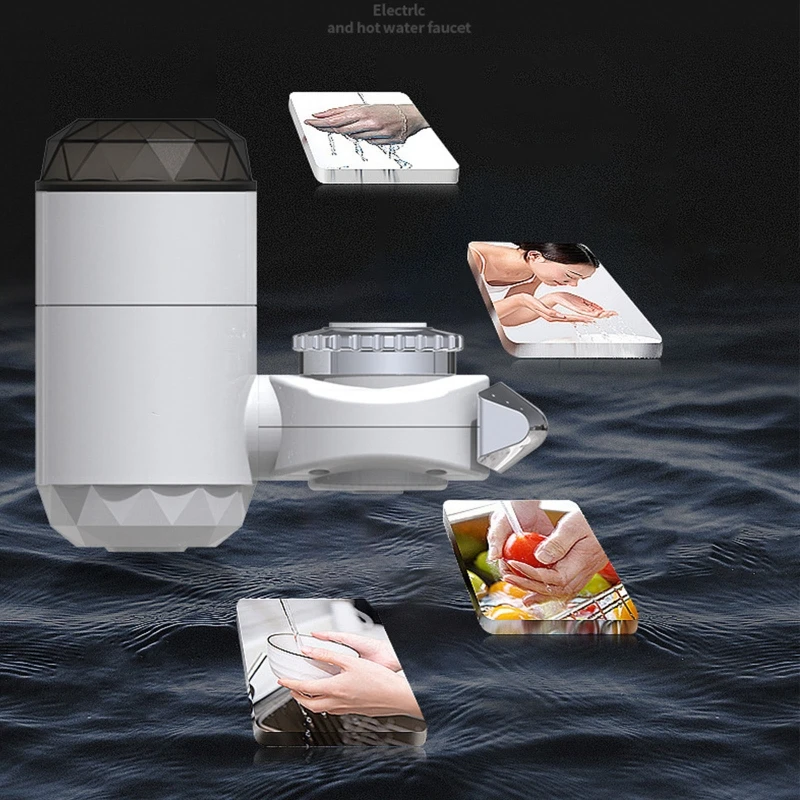 Calentadores agua eléctricos para cocina, calentador grifo calefacción en frío instantáneo, calentador grifo