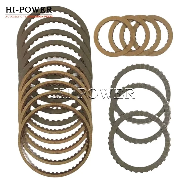 14/17pcs 6T40E 6T45E Auto Transmission Clutch Disc Friction Plate Fit For Buick LaCrosse Gearbox Parts 6T40 6T45