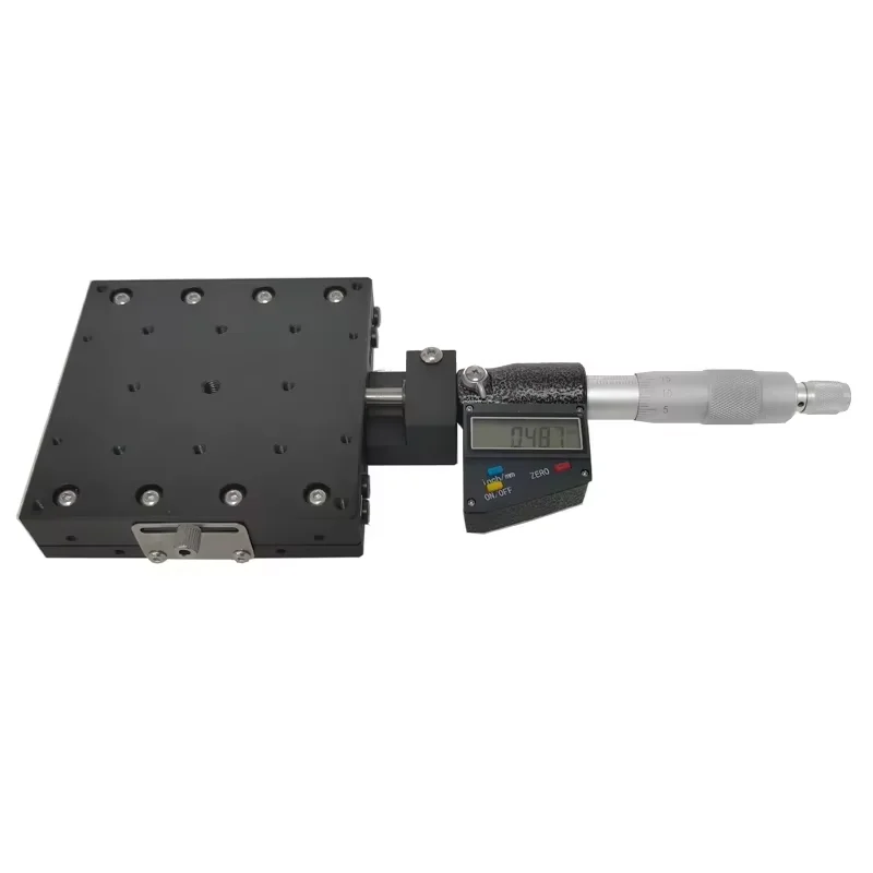 Manual digital display platform for X-axis displacement stage, digital differential head adjustment