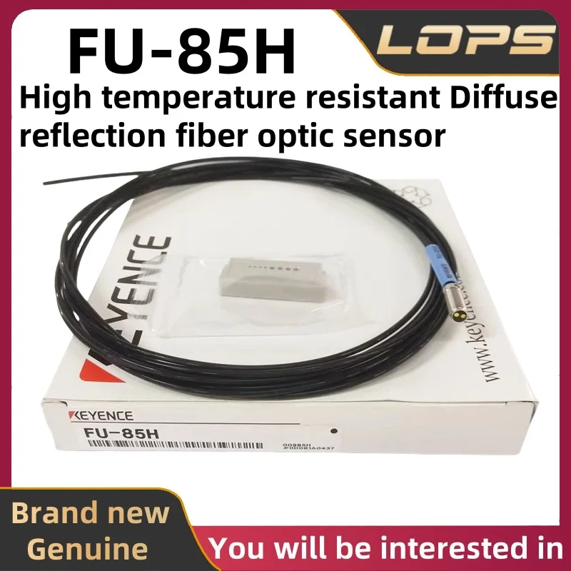 

FU-85H New Original KEYENCE High Temperature Resistant Diffuse Reflection Fiber Optic Sensor
