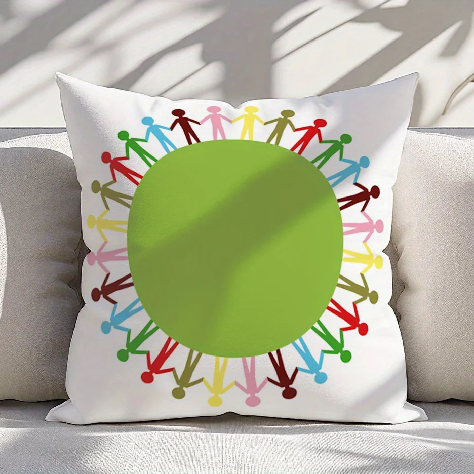 

One vintage "We Are the Best" pillowcase, suitable for sofa, living room and bedroom decoration (without filling material)