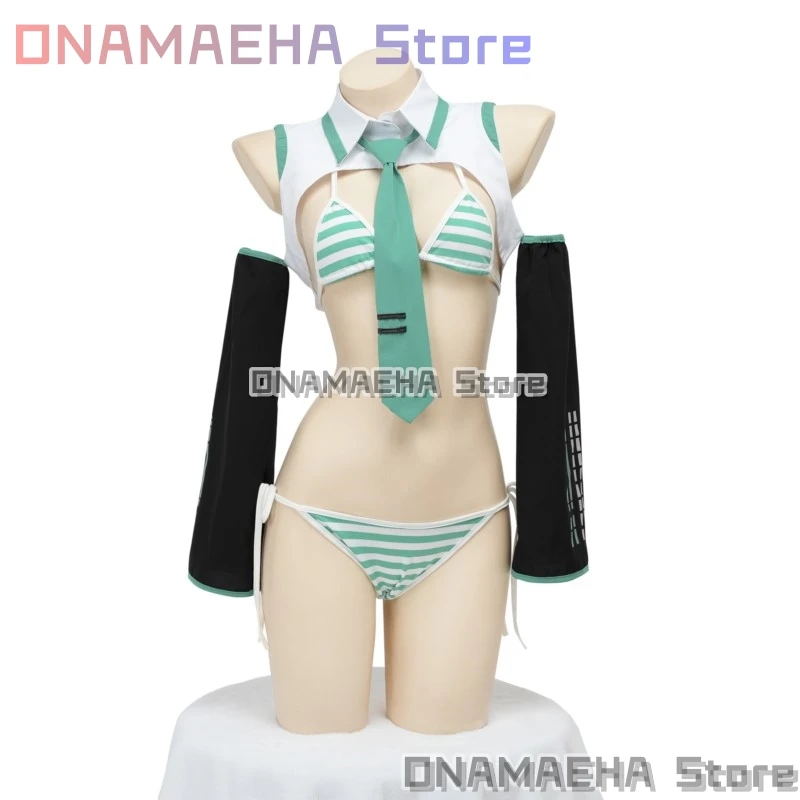 Mikuu Cosplay Mikuu formuła garnitury przebranie na karnawał dziewczyna śnieg boże narodzenie odgrywanie ról mundury zestaw bikini Cosplay dostosowane