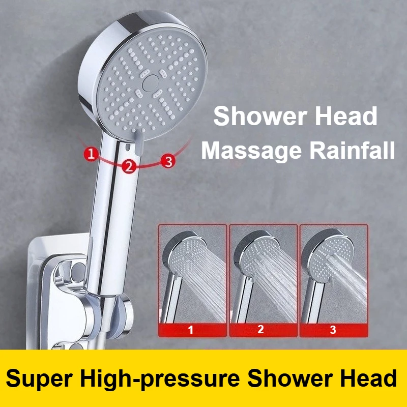 Super High-pressure Shower Head, Shower Faucet, Household Bath Faucet, Pressure-enhanced Shower Head, Bathroom Spray Head