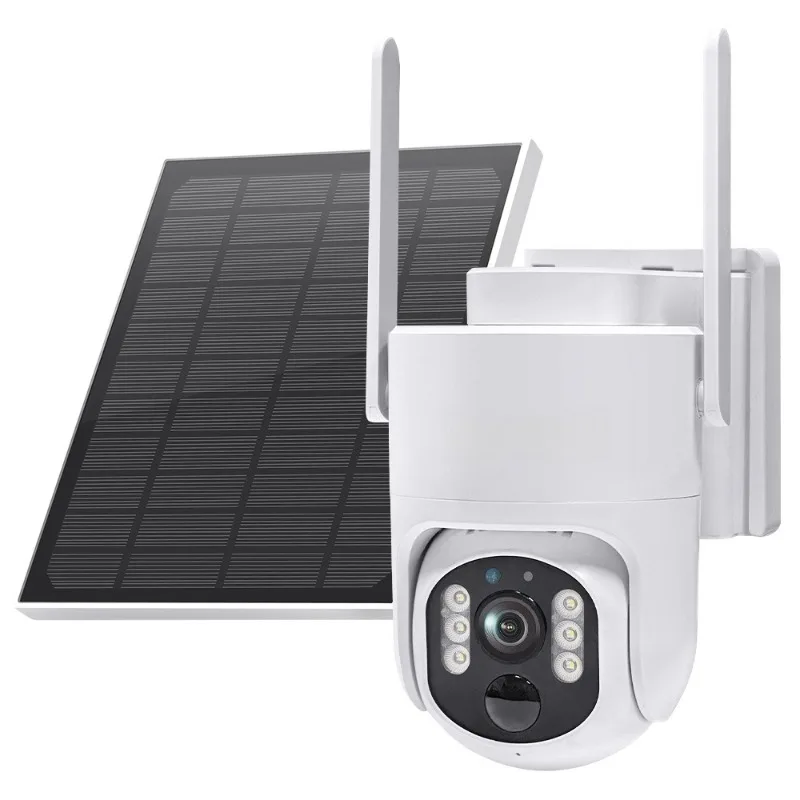 

Solar camera 3 million high definition full color night vision outdoor low power battery