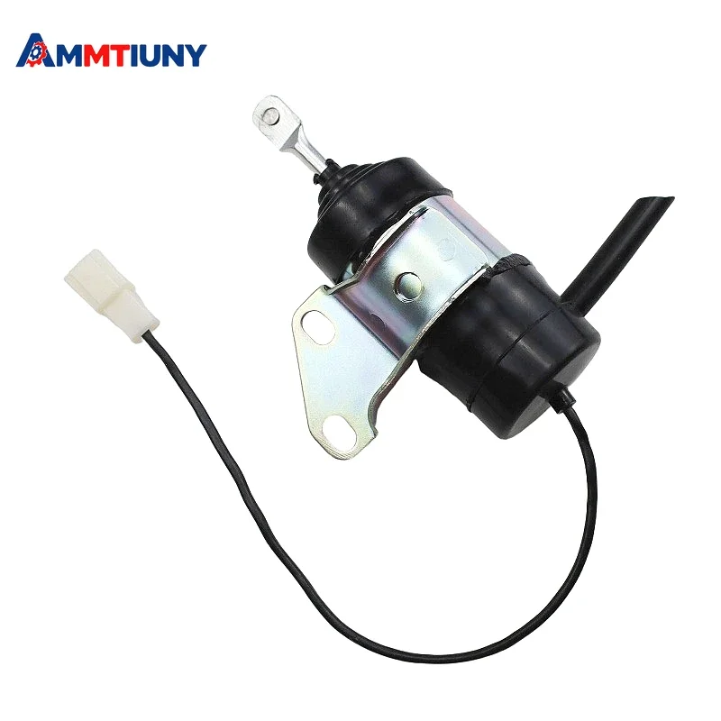 

1PC Fuel Stop Shut Off Solenoid 12V 16851-60014 16851-60011 16851-60012 16851-60013 6670776 for Kubota Engine Excava Mowertor